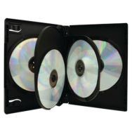 Lot de 3 Boitier dvd noir pour 4 dvd