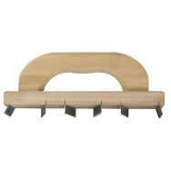 Lot de 3 Chemin de fer sans dent-25x7cm