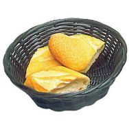 Lot de 3 Corbeille à pain ronde en polypropylène noir