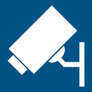 Lot de 3 Panneau d'information - Site sous vidéoprotection 200x200 mm