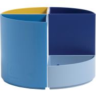 Lot de 3 Pot à crayons modulable The Quarter Bee Blue