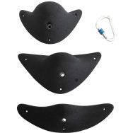 Lot de 3 Prises d'escalade - Entre Prises - Simon's Jugs XL 1 noir
