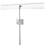 Lot de 3 Tiges de suspension en acier 150 cm