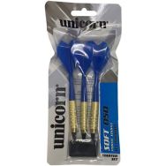 Lot de 3 fléchettes plastiques - unicorn - embout plastique