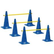 Lot de 3 mini-haies cones 50 cm