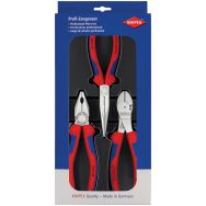 Lot de 3 pinces chromées Essentielles