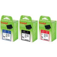Lot de 3 recharges pour tampon/dateur Trodat - Noir - 5030/5200/5430