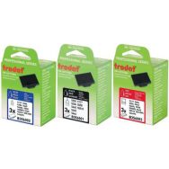 Lot de 3 recharges pour tampon/dateur Trodat - Noir - 5117/5206/5460