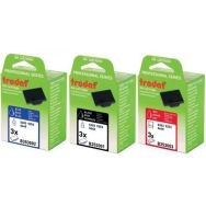 Lot de 3 recharges pour tampon/dateur Trodat - Noir - 5203/5253/5440