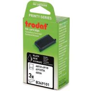 Lot de 3 recharges pour tampon et dateur Trodat - Noir - 4910