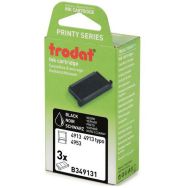 Lot de 3 recharges pour tampon et dateur Trodat - Noir - 4913