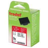 Lot de 3 recharges pour tampon et dateur Trodat - Rouge - 5208