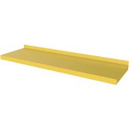 Lot de 3 tablettes pour rayonnage 1 face Dioné Hauteur 1,90m - jaune RAL 1018