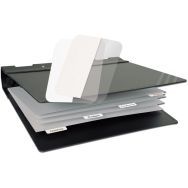 Lot de 48 Index de signalisation, permanents, 12 x 40 mm blanc
