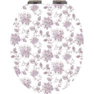 Lot de 4 Abattant WC Bohème chic - Charnières inox