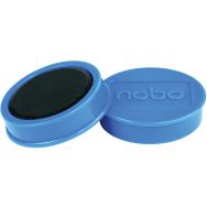 Lot de 4 Aimant rond - 38 mm - Bleu