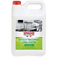 Lot de 4 Biotech traitement canalisations 5L - Spado
