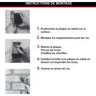 Lot de 4 Boîte à clés à combinaison nº5423