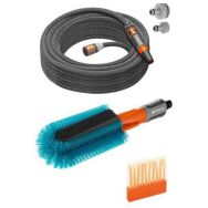 Lot de 4 Brosse de lavage pour vélo avec tuyau Liano