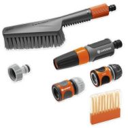 Lot de 4 Brosse lavage à main S poils souples avec raccordement