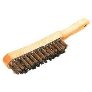 Lot de 4 Brosse métallique 4 rangs en acier laitonné