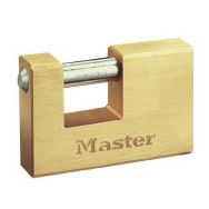 Lot de 4 Cadenas à clés en laiton rectangulaire 607EURDCC - Master