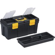 Lot de 4 Caisse à outils McPlus Promo 20 noire et jaune 22L