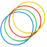 Lot de 4 Cerceaux Slalom