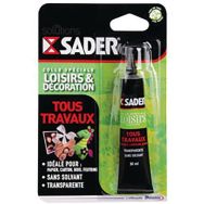 Lot de 4 Colle transparente pour tous travaux de 30ml
