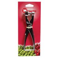 Lot de 4 Dénoyauteur à cerise et olive manuel en aluminium