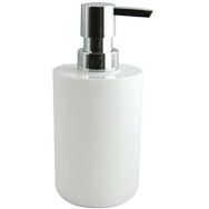 Lot de 4 Distributeur de savon Inagua blanc polyrésine