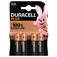 Lot de 4 Duracell Plus 100% AA X4