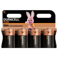 Lot de 4 Duracell Plus 100% D X4