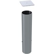 Lot de 4 Fourreaux rond en aluminium diam. 102 mm