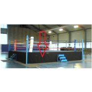 Lot de 4 Jupes de Ring de Boxe 6 x 6 mètres - Coloris bleu
