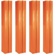 Lot de 4 protections de poteau rugby orange