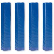 Lot de 4 protections de poteau rugby carré de 30 x30 cm