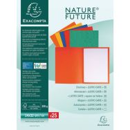 Lot de 4 Paquet de 25 chemises lustro-carte 225gm² - 24x32cm