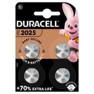 Lot de 4 Pile bouton lithium DL 2025 Lot de 4 Duracell