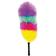 Lot de 4 Plumeau synthétique antistatique quadricolors