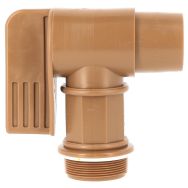 Lot de 4 Robinet polyéthylène à pression pour fût - 2''