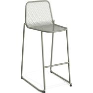 Lot de 4 Tabouret empilable MASE en métal - Vert