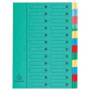 Lot de 4 Trieur extensible harmonika sans élastique 24 compartiments
