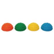 Lot de 4 balles de rééducation demi-sphère sensoriels
