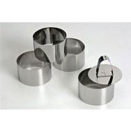 Lot de 4 cercles à mousse 10cm + 1 poussoir