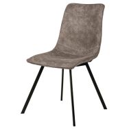 Lot de 4 chaises Berta gris clair