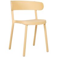 Lot de 4 chaises CASINO polypropylène recyclé - Resol