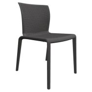 Lot de 4 chaises Docker anthracite