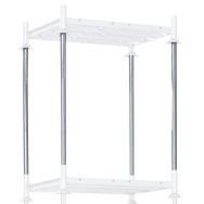 Lot de 4 chandelles acier zingué H 1680 mm