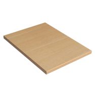 Lot de 4 étagères hêtre pour meubles à bacs